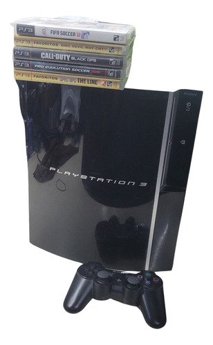 Playstation 3 Fat 80gb + 5 Juegos 