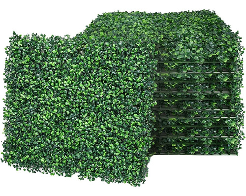 Muro Verde Follaje Artificial Sintético Pared 60x40cm 1 Pzs