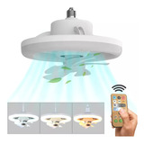 Luz De Ventilador De Cabeça Móvel 360 Smart E27 Com Controle