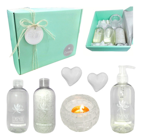 Kit Aroma Relax Caja Regalo Mujer Box Jazmín Set Zen Spa N60