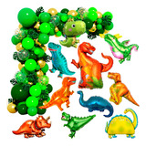 10 Globo Dinosaurio Surtido Cotillon Candybar Combo Animal