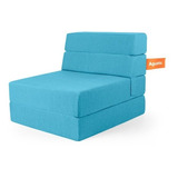 Sofa Cama Individual Agusto ® Sillon Puff Plegable Colchon