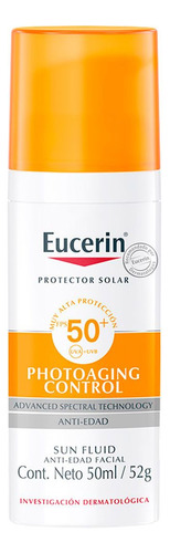 Eucerin Sun Fps50 Fluido Antiedad Facial 50ml Reduce Arrugas