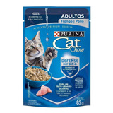 Alimento Catchow Pouch Gatos Adulto Pollo 85gr Caja 15 Unid