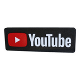 Youtube Logo 3d Decorativo Repisa Escritorio Lujo