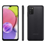 Samsung Galaxy A03s Preto 64gb 4gb Ram Tela 6,5 Câm. Tripla