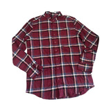 Camisa De Cuadros Guinda Ae Sfn