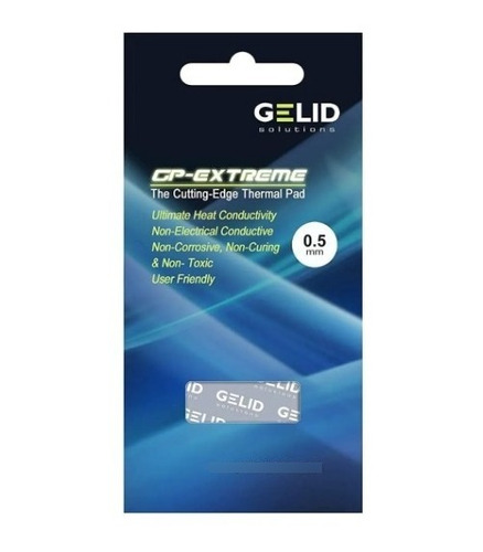 Pad Térmico Gelid Gp-extreme 80x40x0.5mm Tp-gp01-a 12w/mk