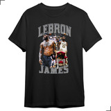 Camiseta Lebron Jogador De Basquete James Raymone King Blusa