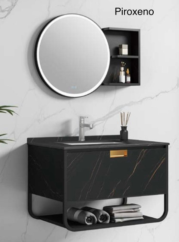 Mueble Para Baño Empotrable + Espejo Touch Led/todo Incluido