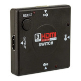 Switch Hdmi 3x1 - 3 Entradas Para 1 Saída 