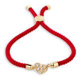 Reems Gold Pulsera De Cordón Ajustable De Oro Amarillo De 18