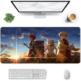 Mouse Pad Grande Anime Demon Slayer Personajes 30x70cm