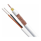 Cabo Coaxial P/ Cftv 4mm + Bipolar Condutti Master Cx 100m