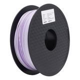 Filamento De Impresora Pla 3d, Doble Color, Morado Y Blanco,