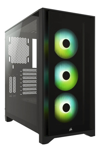 Caja Corsair Icue 4000x Rgb /3 X Fans/ / Cc-9011204-ww