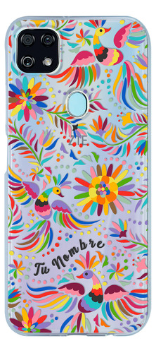 Funda Para Zte Tenango Colorido Mexicano Con Tu Nombre