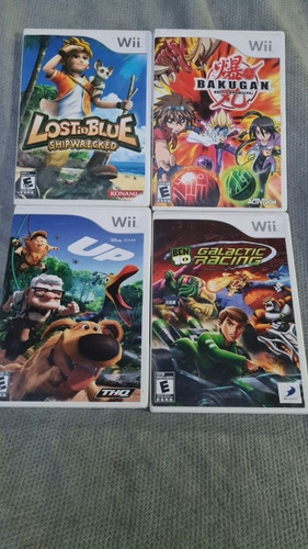 Paquete De 4 Juegos Para Wii Usados