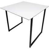 Mesa Quadrada 80cm Móveis Jantar Pé Base Suporte Metalon