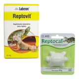 Kit Suplemento Alcon Reptovit 15ml+suplemento Reptocal 15g