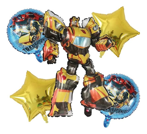 Set De 5 Globos Aluminio Diferentes Diseños