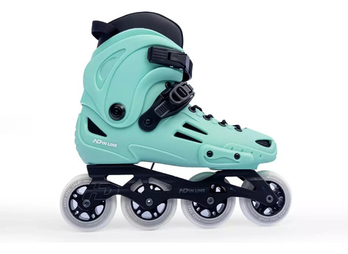 Patins Freestyle Hd Inline Xt Verde 80mm + Brinde