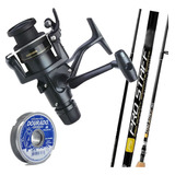 Combo Pesca Molinete Shimano Vara De Carbono 1,80mt