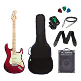 Kit Guitarra Tagima Strato T635 + Amplificador/acessórios