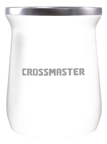 Mate Acero Inoxidable 260ml Termico Blanco Crossmaster Liso