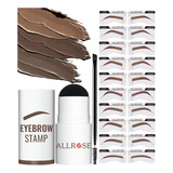 Allrose Kit De Plantillas Para Cejas, Kit De Estampado De Ce