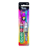 Cepillo De Dientes Infantil Gum Trolls 2 Cepillos