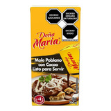 Mole Doña María Poblano Con Cacao Listo Servir 360g(2 Cajas)