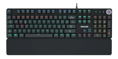 Teclado Mecanico Gamer Philips G605 Spk8605 Retroiluminado