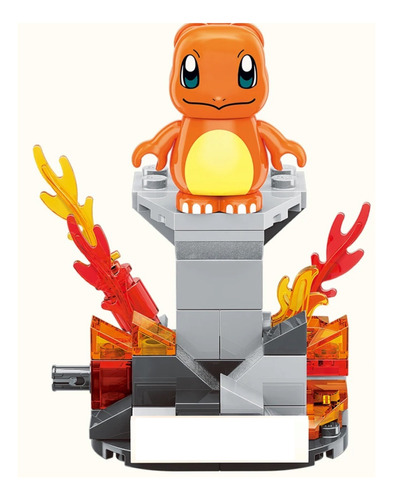 Rompecabezas 3d Bloques Pokémon Charmander Pokèbola Alcancìa