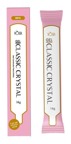 Gel Vòlia Em Sachê Classic Crystal 14g Refil