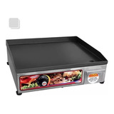 Chapeira Chapa Lancheira Hamburguer 40x35 Eletrica Inox