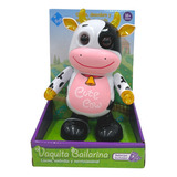 Vaca Musical Bailarina Con Luz Y Sonido 21 Cm