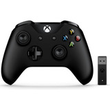 Controle Joystick Sem Fio Xbox One + Adaptador Microsoft 