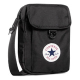 Bolso Converse Crossbody Aop-negro Color Negro Diseño De La Tela Liso