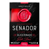 Sabonete Senador Glicerinado Red Stone Sabão Em Barra 130g