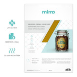 Adesivo A4 180g Imprimível Brilho Dourado Mimo 10 Folhas