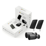 Kit 2 Cámaras Seguridad Ip Ezviz Wifi 4mp + Paneles Solares