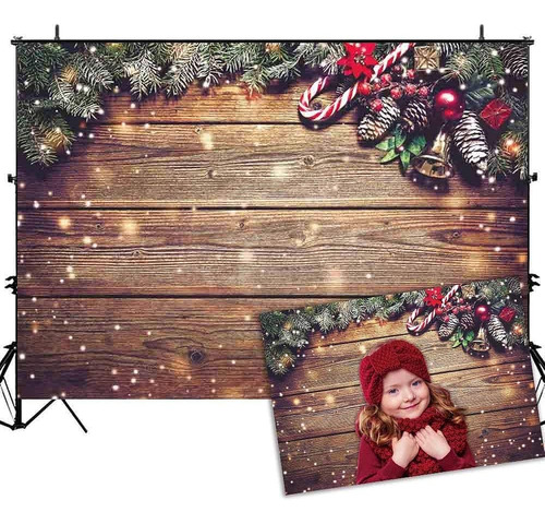 Allenjoy 7x5ft Christmas Fabric Photography Backdrop Snowfla