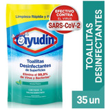 Toallitas Desinfectantes Ayudin Aroma Fresco 65 Unidades 