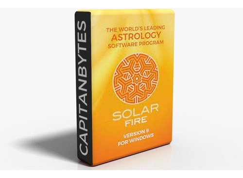 Solarfire 9 - Em Inglês - Software De Astrologia 