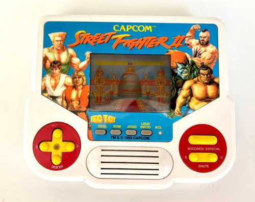 Mini Game Console Tectoy Tiger Street Fighter Anos 90 Excelente Estado Anos 90 Console