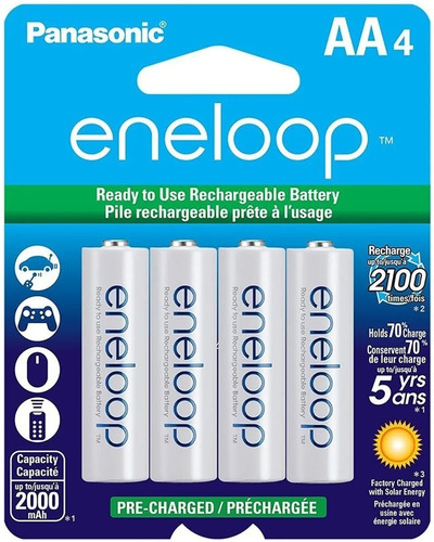 Pilas Baterias Recargables Aa Eneloop Panasonic . Japan