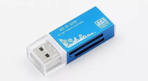 Lector De Tarjetas De Memoria Usb 2.0 Micro Tf Sd Ms Mmc #86