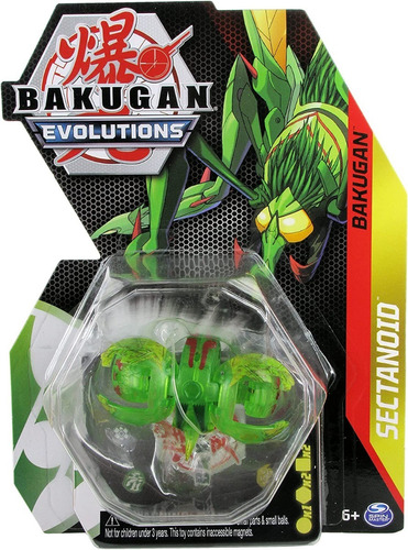 Figura Elemental Sectanoid Bakugan Evolutions Core Original