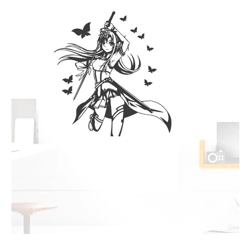 Vinilos Sticker Anime Sword Art Online 55x74cm Varios Diseño